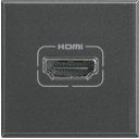 Axolute anthracite Socket HDMI
