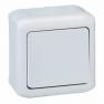 Push-button Forix - surface mounting - 6 A - 250 V~ - grey