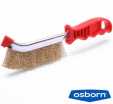 brush 1 rows hand steel/bras wire