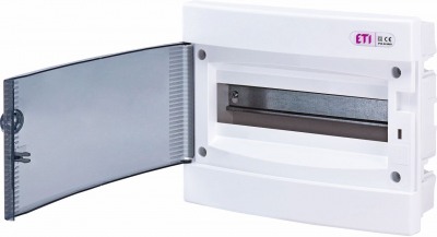 Щит внутр. распределительный ECМ 12PT (12мод.прозр.дверь)