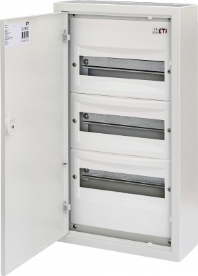 WRP12-3 metāla sadalne virsapmetuma, 36 moduļi IP30