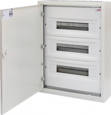 WRP18-3 metal distribution board w/m. 54 mod. IP30