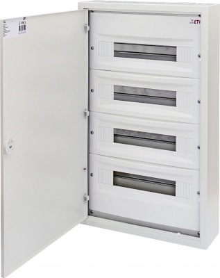 WRP18-4 metal distribution board surface mounting 72 modules IP30