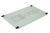 CP 2-2 E12 M nosegvāks 1xEB2/ED2 125,160,250A 3,4P un 12mod. (500x300mm)