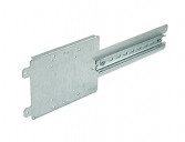 Mounting plate 1xEB2/ED2 with rail TH35 for 12 mod