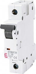 ETIMAT10 1p 10kA C 10A  miniature circuit breaker