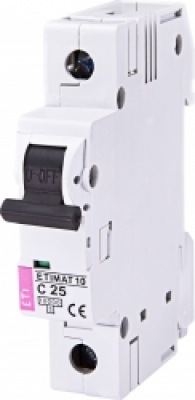 ETIMAT10 1p 10kA C 25A  miniature circuit breaker
