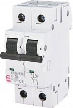 ETIMAT10 2P 6kA C 50A  miniature circuit breaker