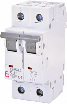 ETIMAT 6 2P 6KA C-16A  miniature circuit breaker