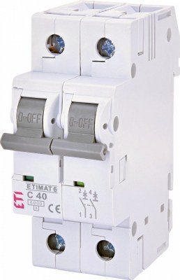 ETIMAT 6 2P 6KA C-40A  miniature circuit breaker