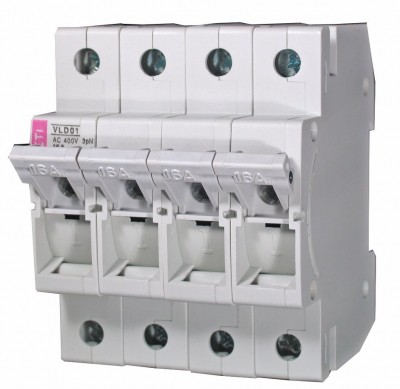 VL DO 1 16A  3+N D01 ieliktņu drošinātājslēdzis VLD15
