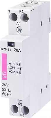 R 20-11 24V   modulārais kontaktors 20A 1NO 1NC 24V