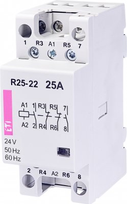 Контактор R 25-22 24V AC 25A (AC1)