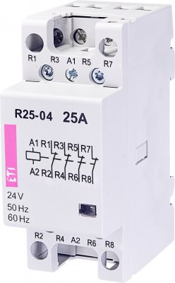 R 25-04 24V modulārais kontaktors 25A 4NC 24V