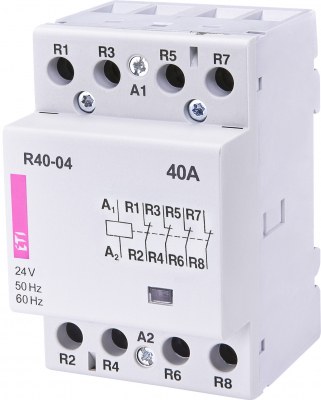 Контактор R 40-04 24V AC 40A (AC1)