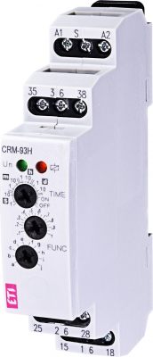 CRM-93H Laika relejs 0,1 sekunde - 10 dienas, 3 pārslēdzamie kontakti