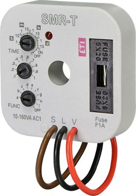 SMR-T laika relejs montāža rozetes karbā, 3 vadi; 1NO