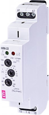 HRN-33 vienfāzes sprieguma relejs 1 pārsl. kont;  160-276V;