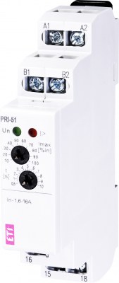 PRI-51/16A  Monitoring current relay  (1,6..16A) (1x8A_AC1)