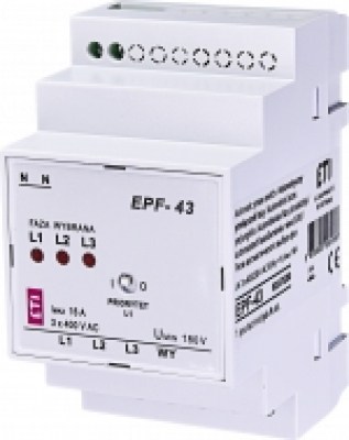 Реле автоматического выбора фаз EPF-43 230/400V (180V AC)