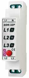 SON-3 ZP Trīsfāžu sprieguma signalizators ar pogu