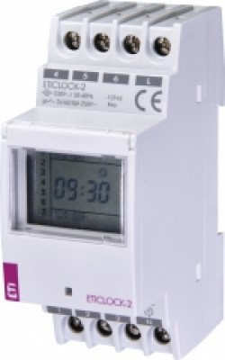 Цифровой таймер Eticlock-2 230V (2x16A_AC1)