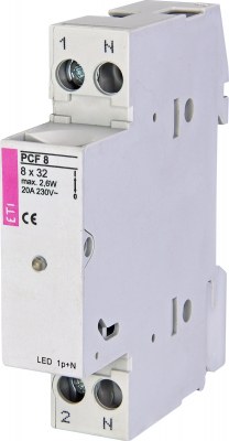 PCF 8 1p+N  LED fuse disconnector