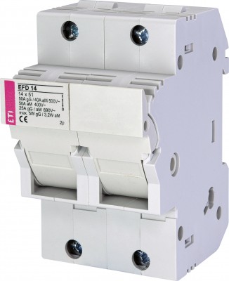 EFD 14 2p Cilindrisko ieliktņu drošinātājslēdzis