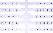 Маркировочная табличка (200шт.) EO3 (алфавитная a-z)