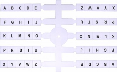 A-Z (EO3) Marķ. plast. tabula  E03 - 4,8x5 mm