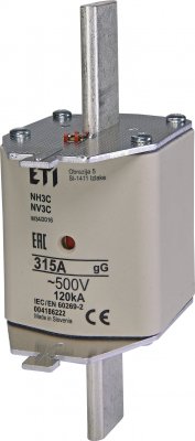 NH3 C gL-gG KOMBI 500V 315A fuse link