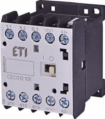Контактор миниатюрный  CEC 12.10-230V-50/60Hz (12A; 5,5kW; AC3)