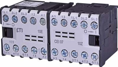 CEI07.10-230V-50/60Hz min. mot. contactor - revers