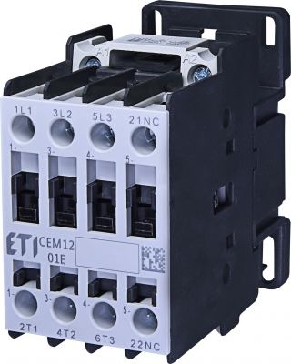 CEM12.01-230V-50/60Hz kontaktors 230V AC3 5,5kW 12A 3NO 1NC