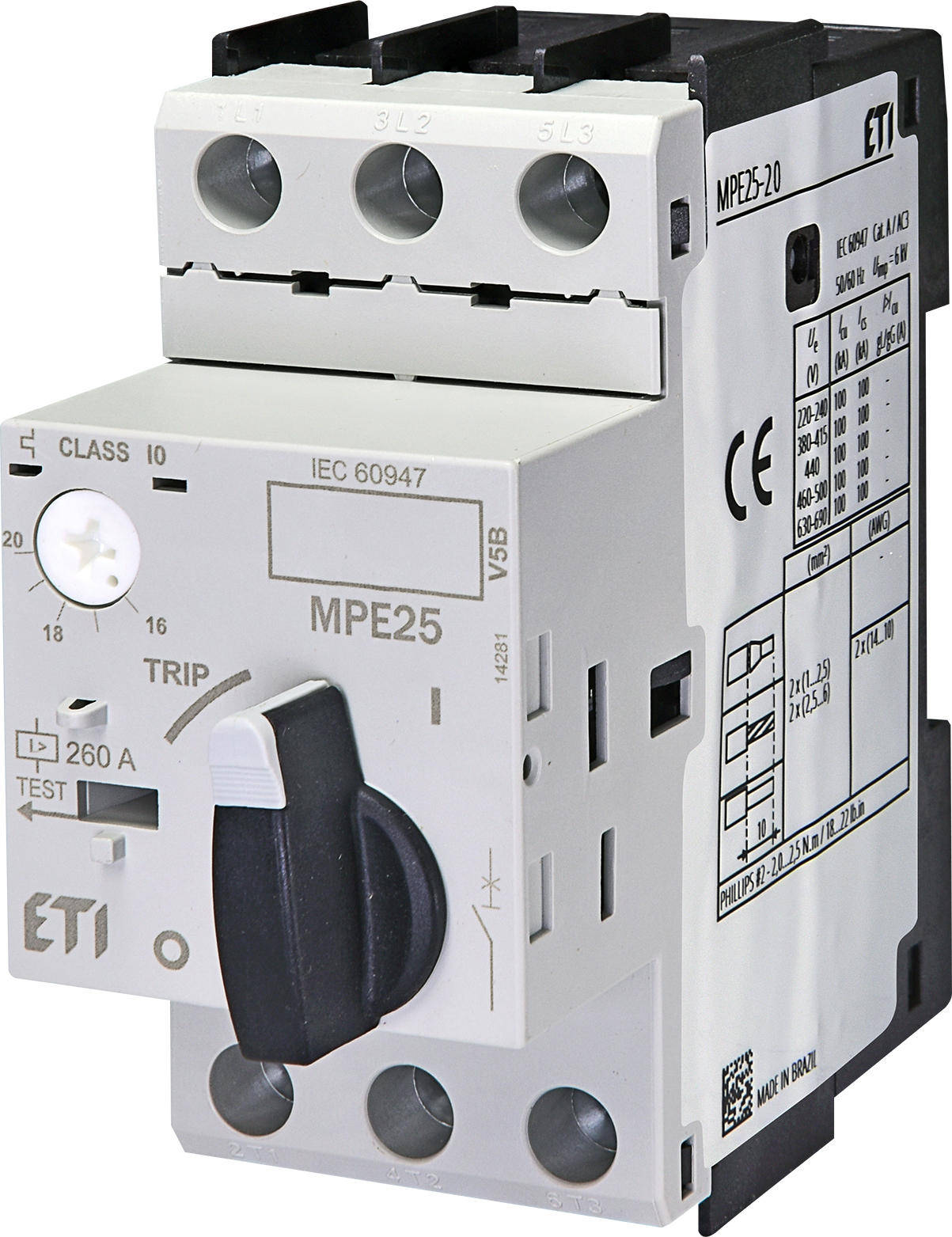 MPE25-20 mot.protec.circuit breaker