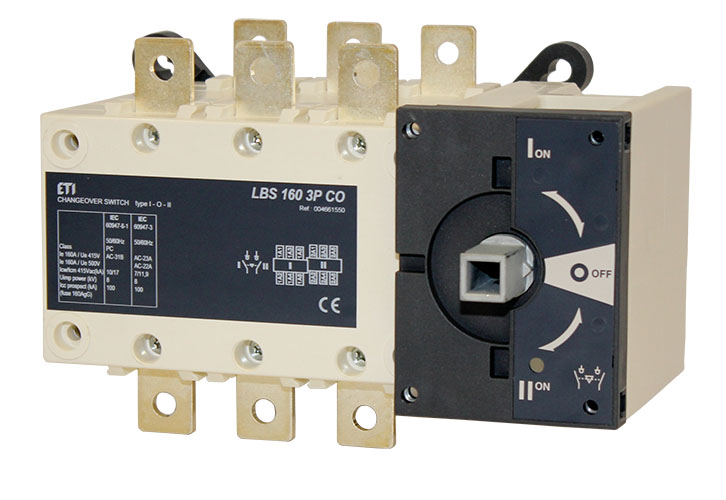 LBS 2000 3P CO change-over switch 1-0-2