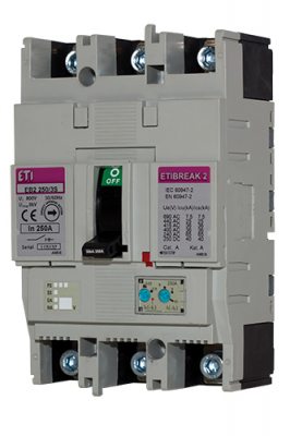 EB2 125/4L 100A 4p  molded case circuit breaker