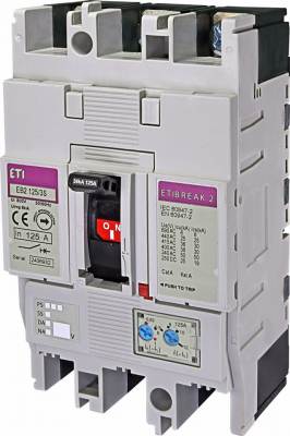 EB2 125/3S 125A 3p  rūpn. automāts EB2 125 - 3P 125A; standartversija