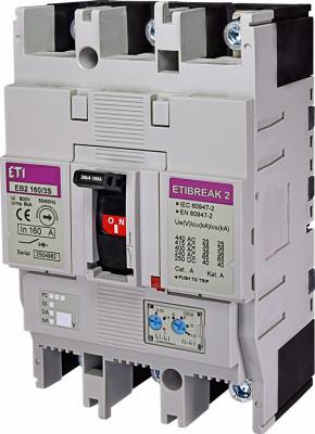 EB2 160/3S 160 3P molded case circuit breaker