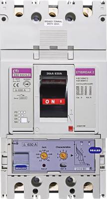 EB2 630/3LE 630A 3p rūpn. automāts EB2 630 - 3P 630A, elektroniska ekonomiskā  versija