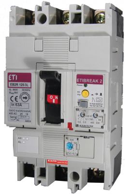 EB2R 125/4L 125A 4P  molded case circuit breaker
