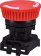Кнопка-модуль грибок EGM-T-R (отключение поворотом, красная)