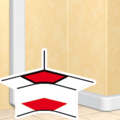 Internal bend 80-100° - for fully assembled 50x80, adapt DLP h. 50 (1 comp)