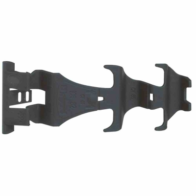 Clip - for fully assembled, adaptable DLP cover width 40/85 - white