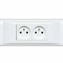 DLP Rāmis 4mod. balts (par vāka 85mm)