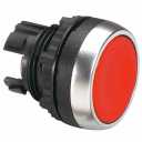 Кнопка с пружинным возвратом 22,3 - Osmoz - для комплектации - потайная головка - без подсветки - красный
