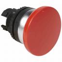 Кнопка с пружинным возвратом 40 - Osmoz - для комплектации - с грибовидным толкателем - без подсветки - красный