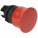 Кнопка с грибовидным толкателем 40 - Osmoz - для компл. - ''Тяни-толкай'' - авар. откл. - без подсв. - IP 66 - красный