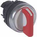 Osmoz non illuminated std handle selector switch - 3 stay-put positions - red