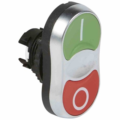 Osmoz non illuminated head twin touch - flush/flush - green/red - IP 66